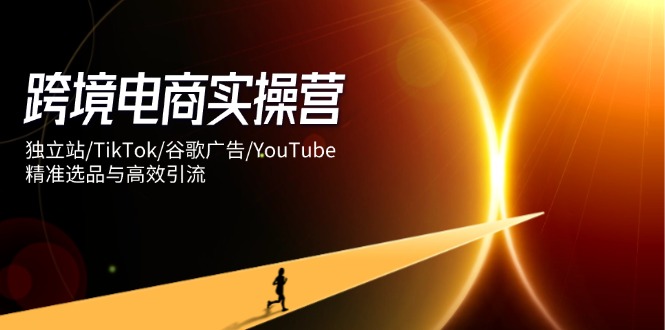 跨境电商实操营：独立站/TikTok/谷歌广告/YouTube，精准选品与高效引流-财源创业网