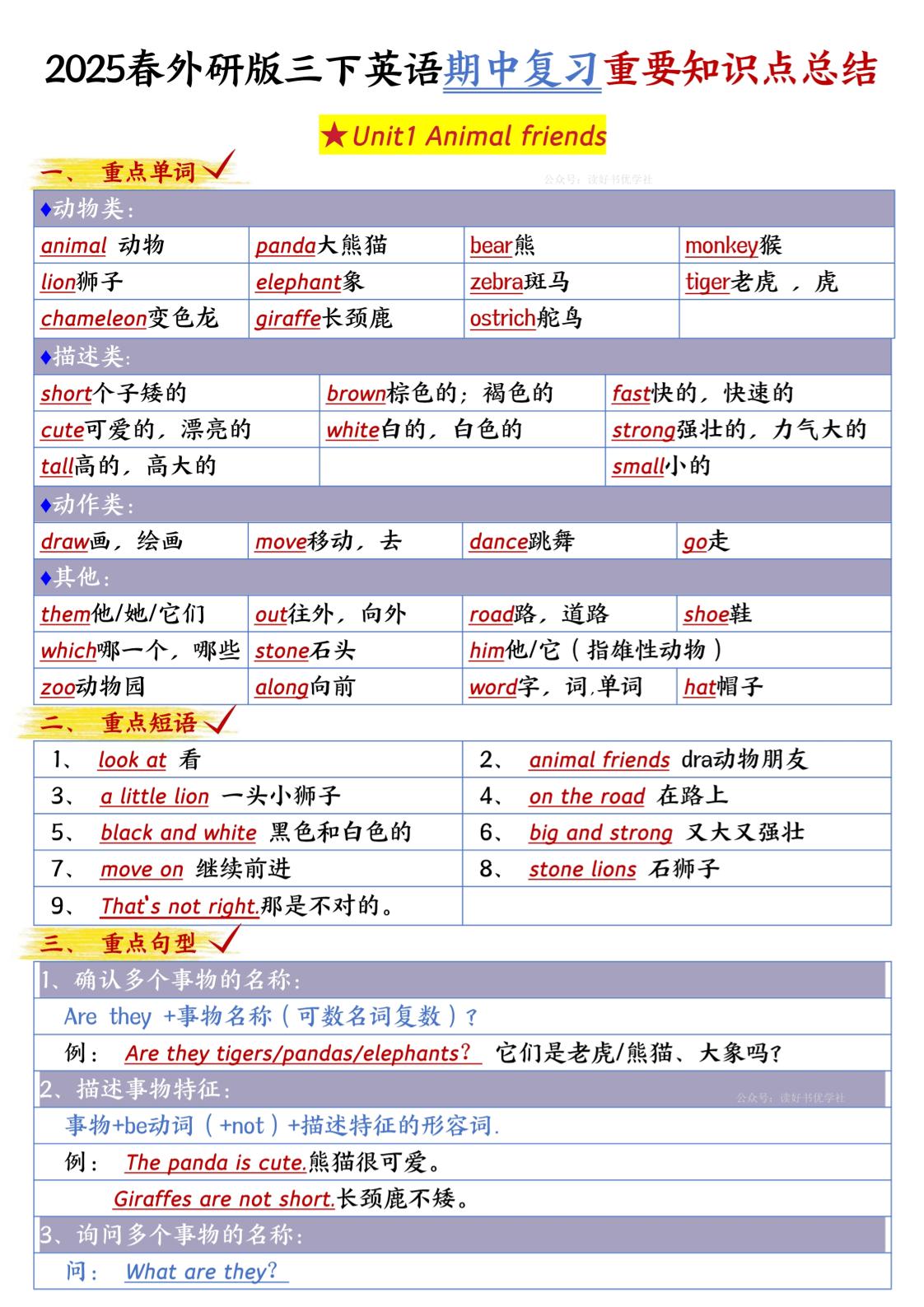 三下英语外研期中知识清单1-财源创业网
