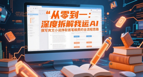 从零到一：深度拆解我运用AI撰写爽文小说挣取首笔稿费的全流程思路-财源创业网