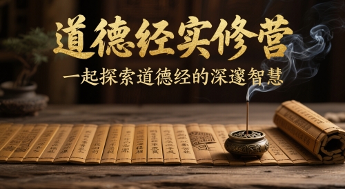 道德经实修营，一起探索道德经的深邃智慧-财源创业网